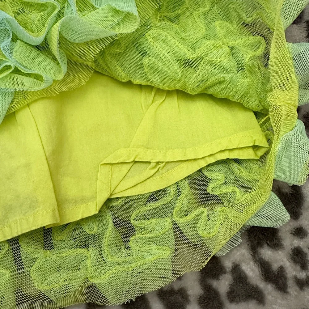 2012 GapKids Puff Tulle Skirt in Cleanlime Size Small 6 7 Girls
